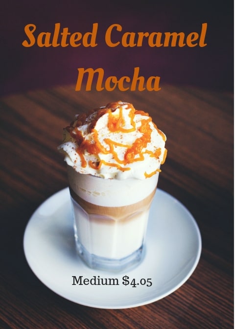 Salted Caramel Mocha Drink Special