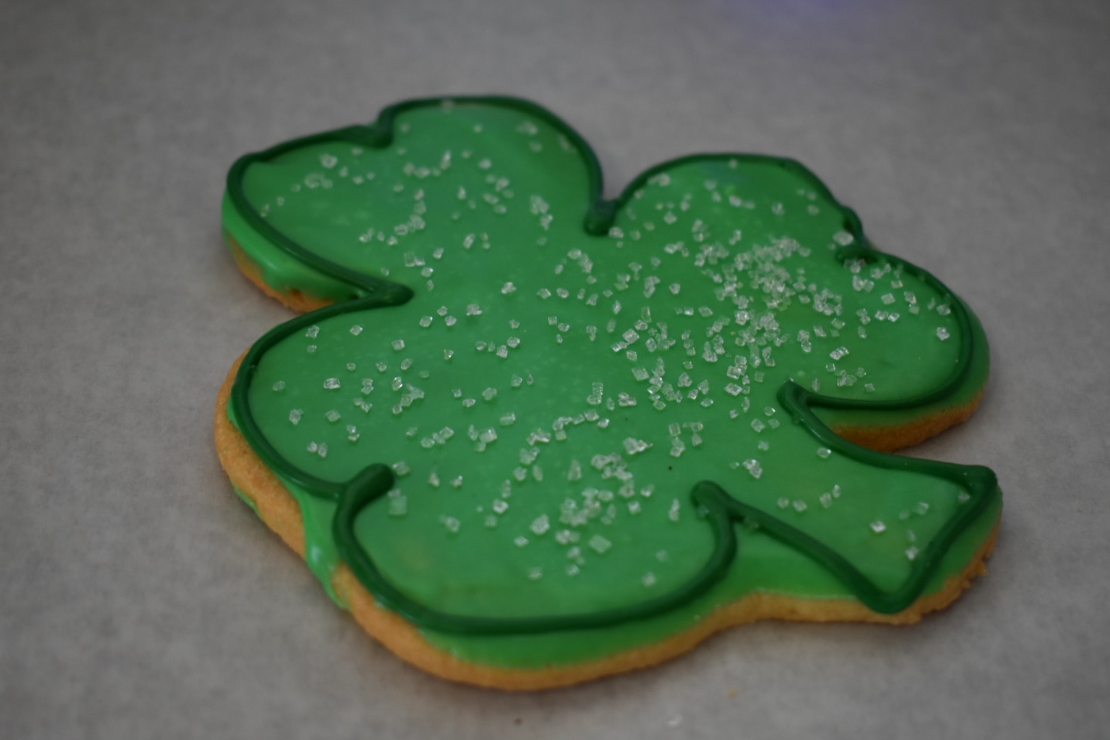 Shamrock Sugar Cookies